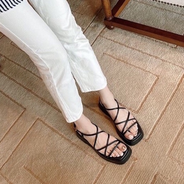 Sandal Đế Xuồng Dây Mảnh