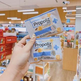 Viên ngậm ho kẹo ong propoliz gói 15v