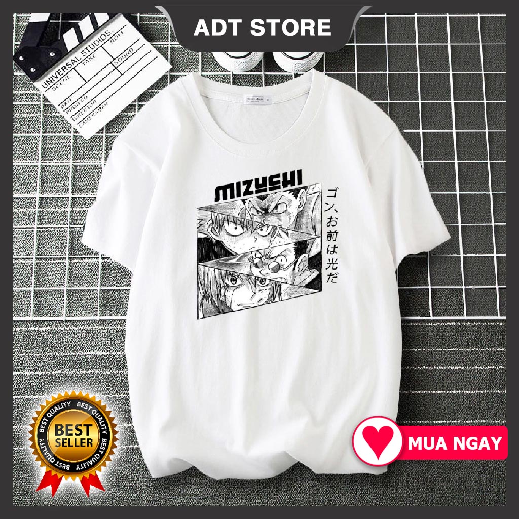 Top 4 Mẫu Áo Phông Anime Shirt Killua Zoldyck Hunter X Hunter mẫu mới cực chât siêu HOT