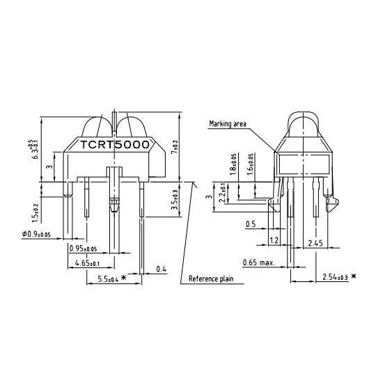 Cảm biến hồng ngoại dò line TCRT5000