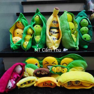 Gấu bông hạt đậu- túi đậu ngộ nghĩnh