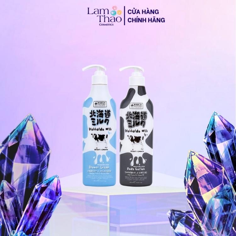 Sữa Dưỡng Thể Dưỡng Ẩm Và Mịn Da Made In Nature Hokkaido Milk Moisture Rich Body Lotion