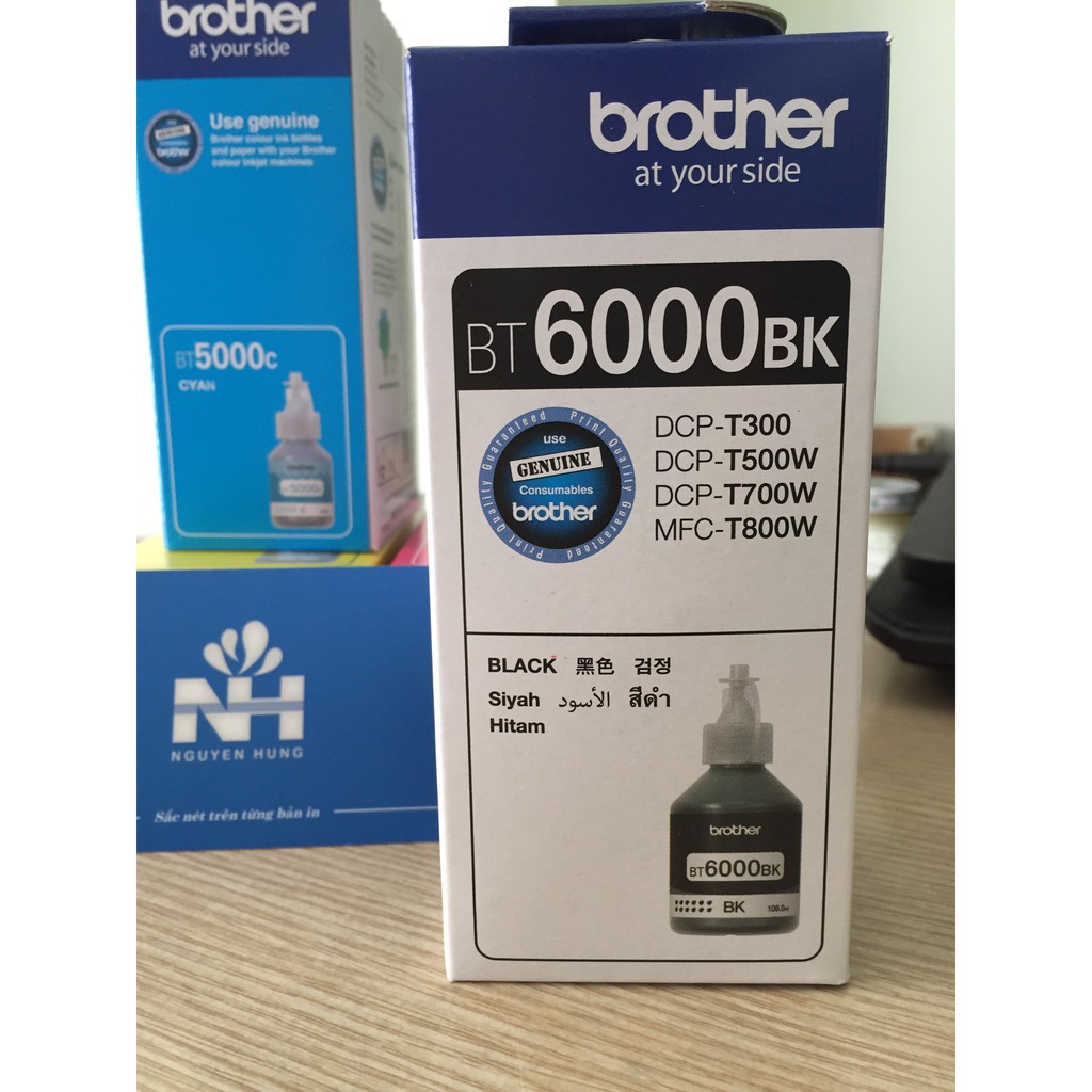 Mực in Brother BT6000 - BTD60BK / BT5000 C ,Y , M - Brother DCP T300 ,T310 ,T500W ,T510W ,T700W ,T800W,..
