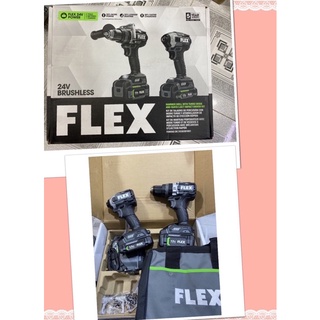 Combo khoan vít flex 24v mới 100%