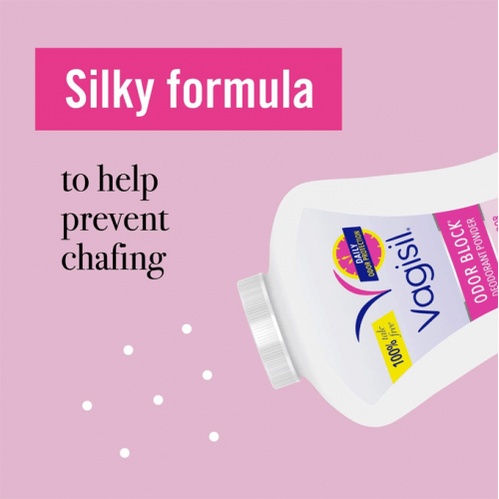 Bill US - Phấn rôm vệ sinh phụ nữ VAGISIL DEODORANT POWDER ODOR BLOCK