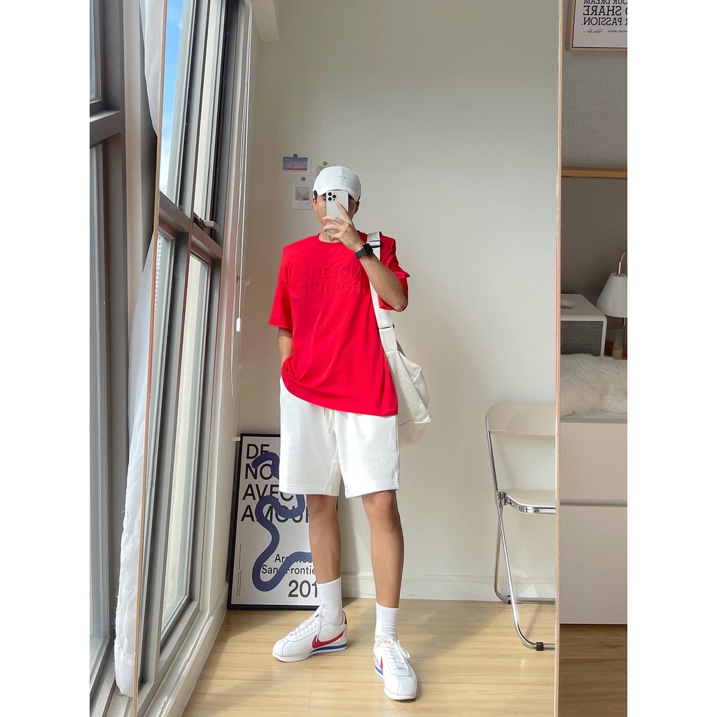 Áo Thun In Chữ Nổi HN39 CHUOTCONG OFFICIAL