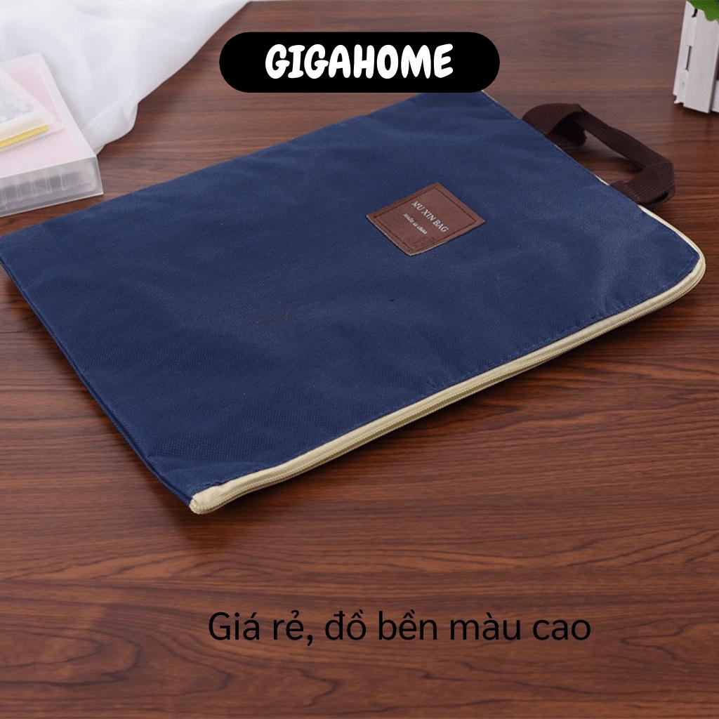 Túi đựng máy tính, chống xốc   GIÁ VỐN  Túi vải đựng tập giấy A4 Mu Xin Bag thiết kế đơn giản đẹp mắt 9138