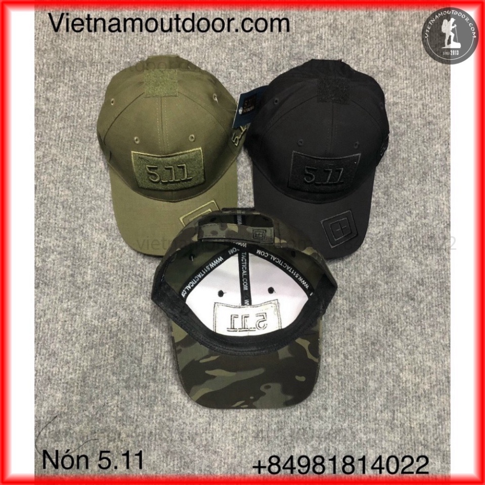 Nón Kết Nam/Nữ 5.11 Thời Trang Hàng Xịn Cao Cấp - Nón, Mũ Lưỡi Trai Chiến Thuật