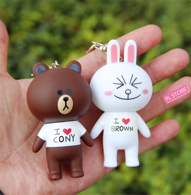 Móc khoá Gấu Brown, Thỏ Cony