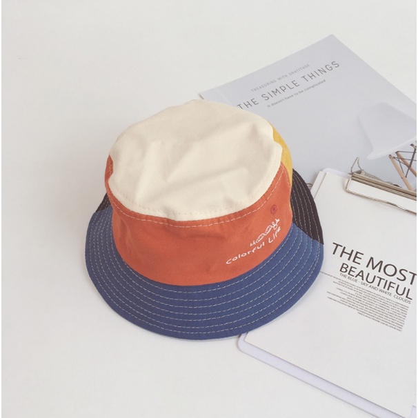 Mũ nón vành đa màu thời trang cho bé từ 2-4 Tuổi M831