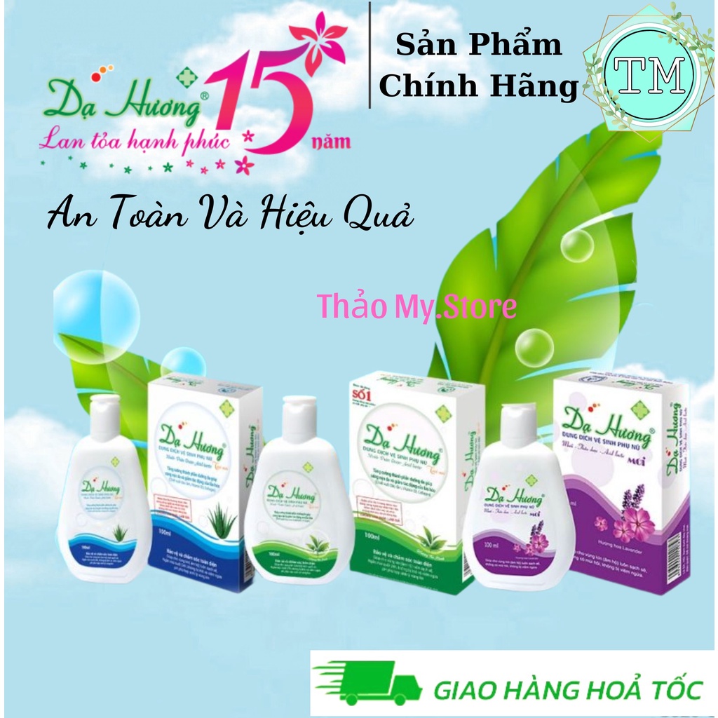 Dung dịch vệ sinh phụ nữ Dạ Hương 100ml - Đủ Loại