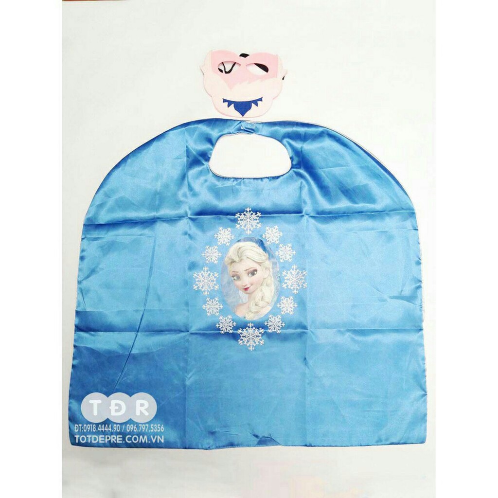 Choàng Elsa kèm mặt nạ