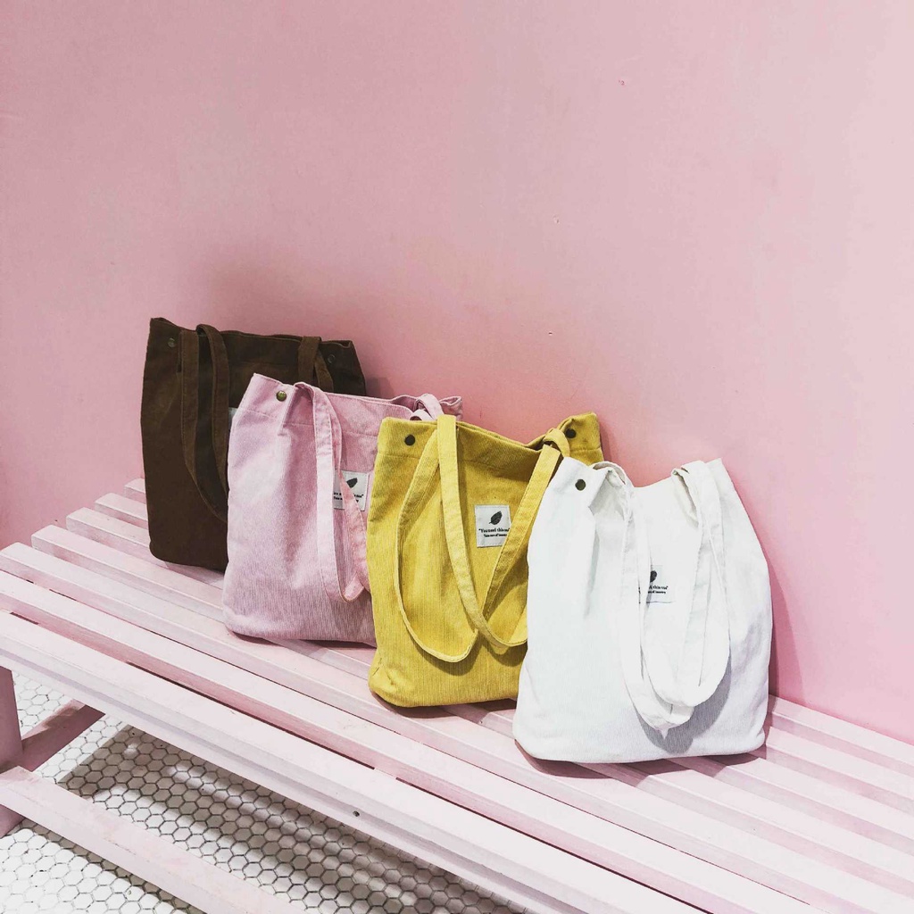 Túi Xách Canvas Cỡ Lớn Thời Trang Nữ