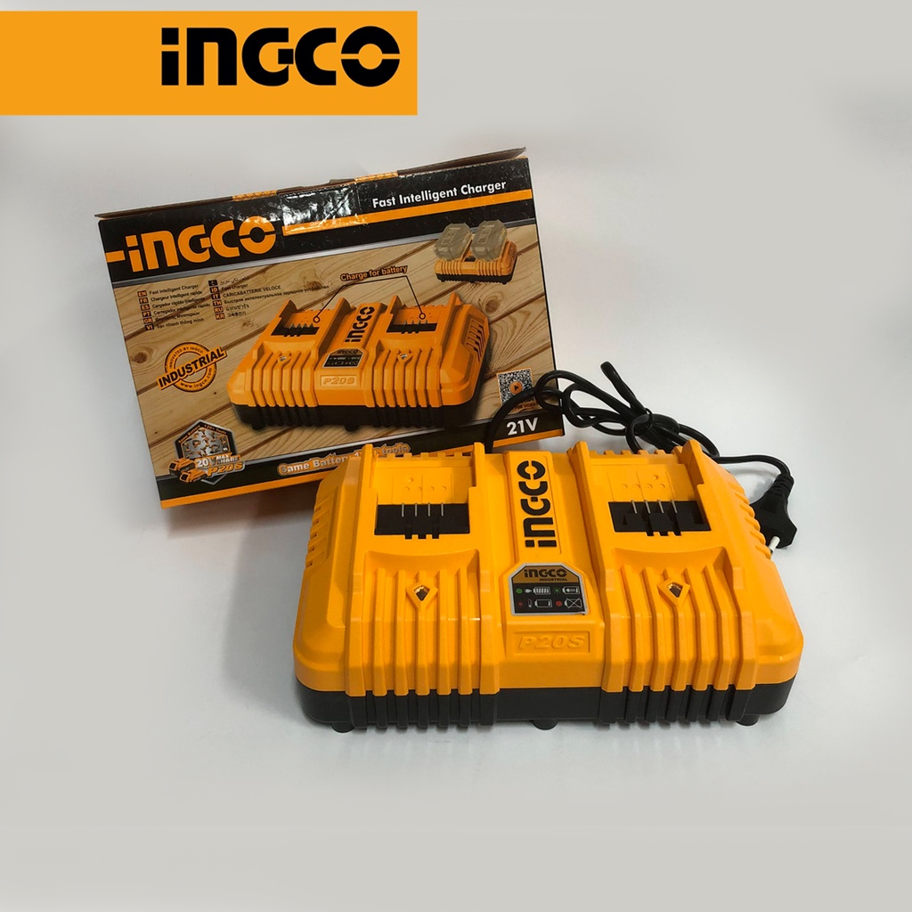 Đế sạc pin đôi siêu nhanh cho pin S20v Ingco FCLI2024