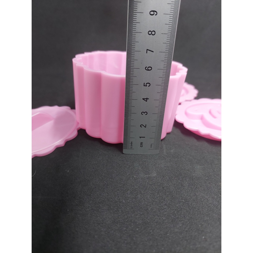 Bộ 4 khuôn Xôi 9 cm – Phúc – Lộc – Thọ – Hỷ – Tròn viền 9 cm- Tiếng Việt