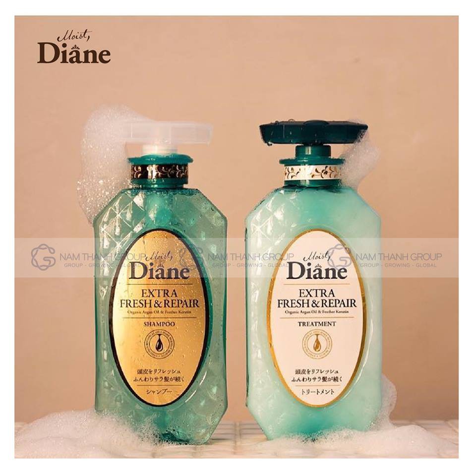 Dầu Gội Tinh Dầu Cao Cấp Số 1 Nhật Bản Moist Diane 450ml