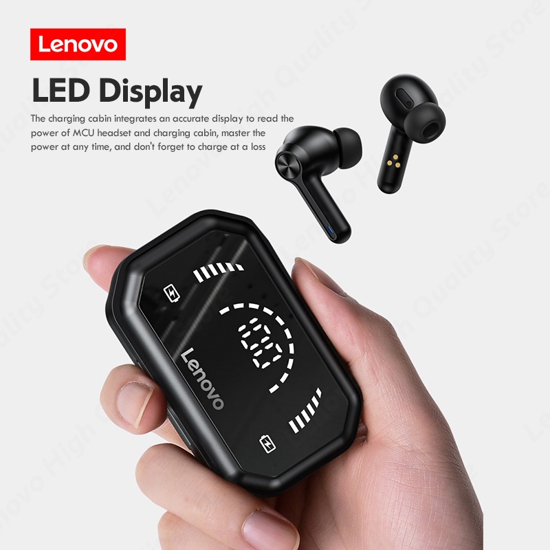Tai nghe nhét tai Lenovo LP3 PRO hifi không dây TWS bluetooth 5.0 pin dung lượng lớn có màn hình 1200mAh