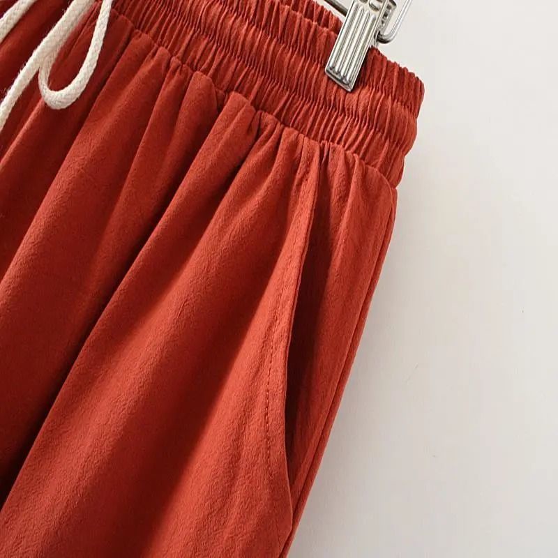 Quần cotton Lanh Ống Rộng size Lớn Thời Trang Mới Năm 2021