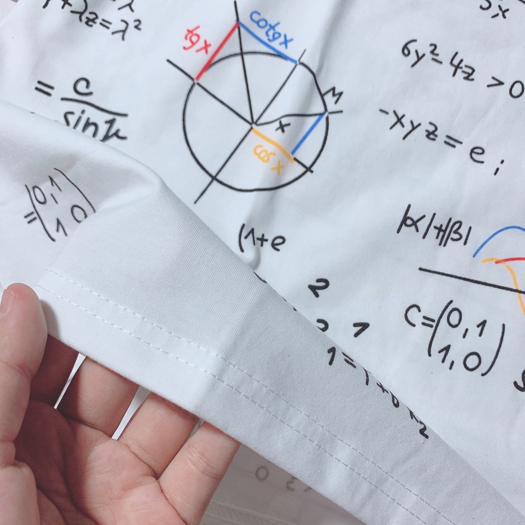 Áo thun toán học nam nữ, áo phông họa tiết Bencyshop