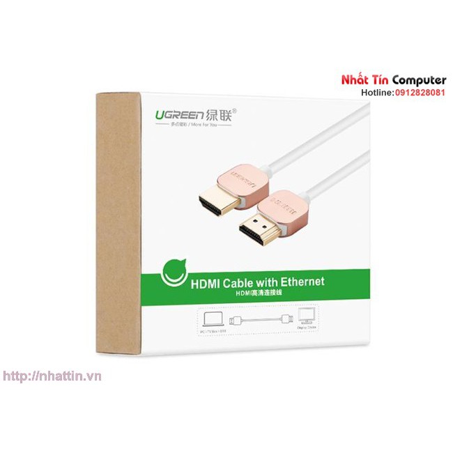 Cáp HDMI dài 1.5M chuẩn 2.0 Chính hãng UGreen 10475 cao cấp