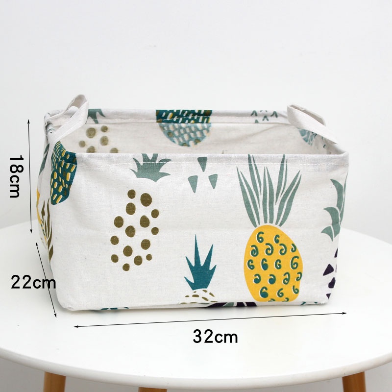 Giỏ đựng đồ, hộp đựng đồ đa năng siêu dày dặn size 32*22*18cm
