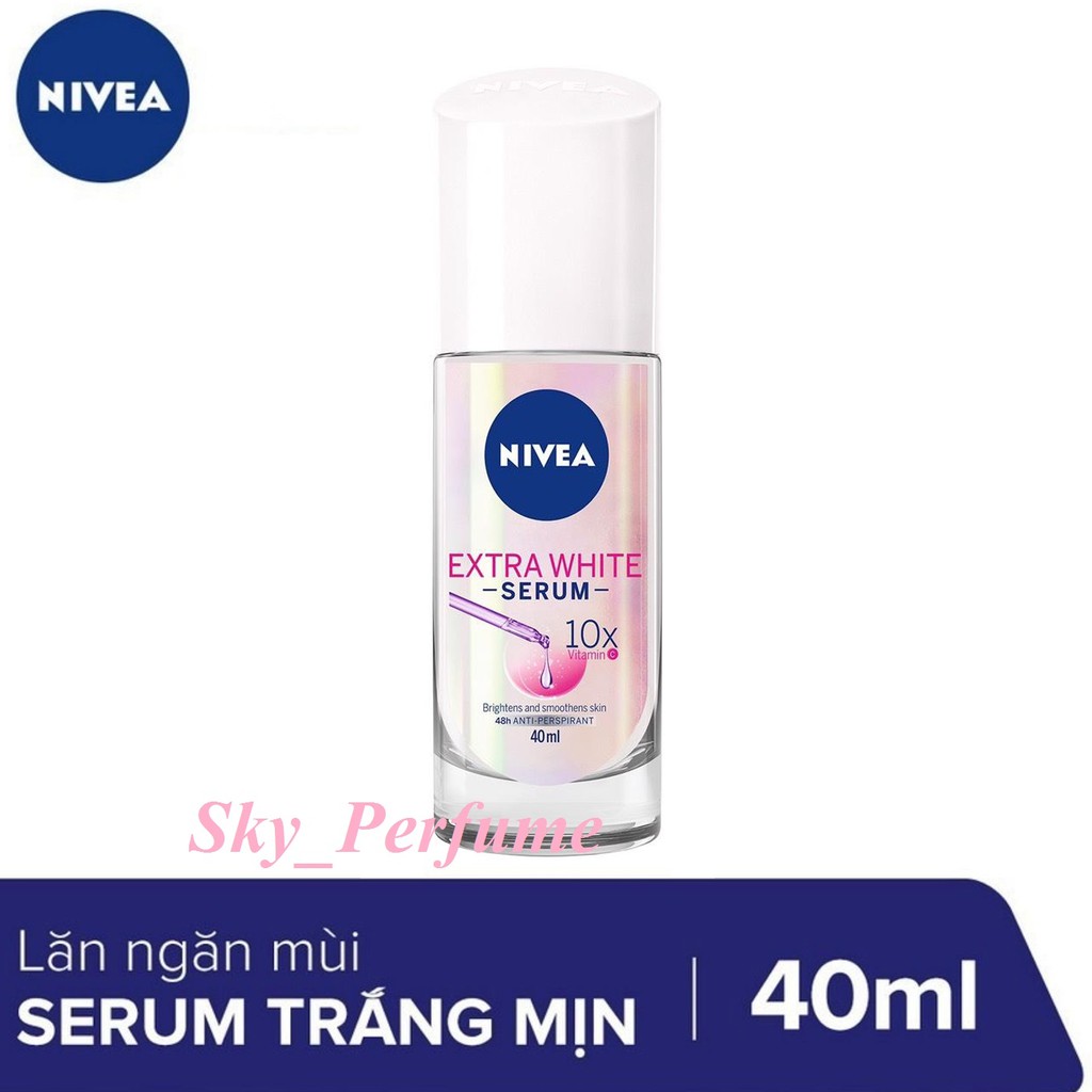 Lăn Khử Mùi Serum Sáng Mịn Da Nivea 40ml