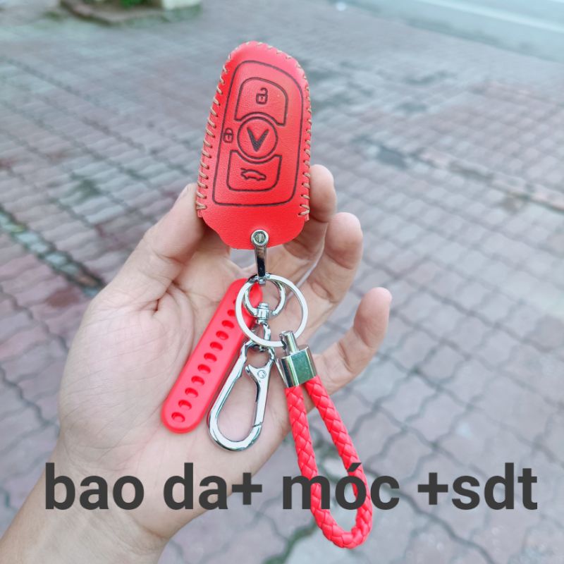 Vinfast bao da chìa khoá Lux A2.0, SA2.0, Turbo handmade da bò thật