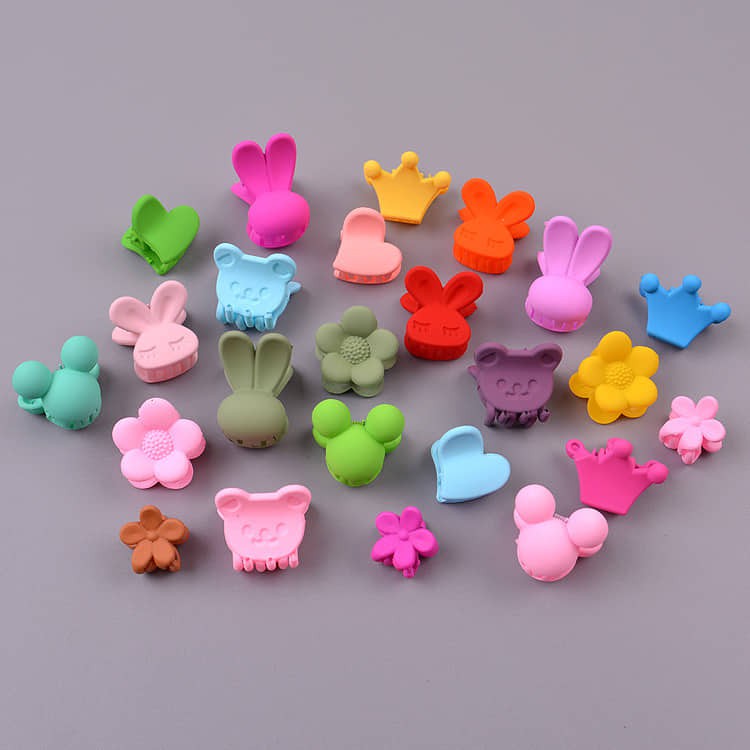 GẤP TÓC MINI CHO BÉ NHIỀU KIỂU NHIỀU MÀU SET 20 CÁI