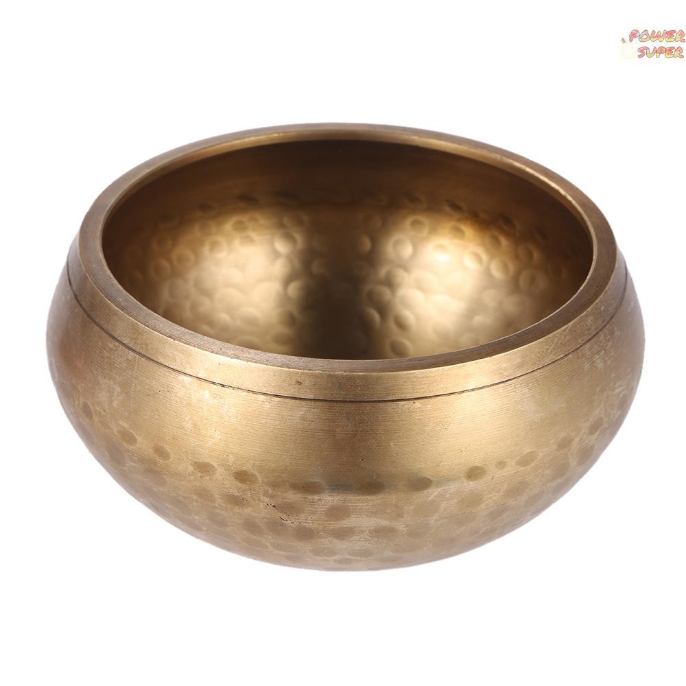 PSUPER Exquisite 2.8 Inch Handmade Tibetan Bell Metal Singing Bowl with Striker for Buddhism Buddhist Meditation Healing Relaxation Yoga