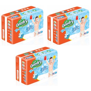 Tã/Bỉm dán Goodry S46 M42 L38 XL34 thương hiệu nhật bản