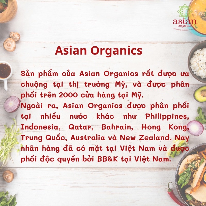 [Bé ăn dặm] Nước tương đậu nành ít muối hữu cơ Asian Organics 200ml