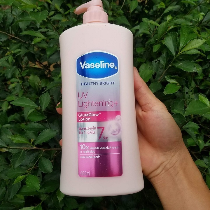 Sữa dưỡng thể trắng da chống nắng Vaseline Healthy Bright UV Extra Brightening 10X Thái Lan 600ml - Yumi Beauty