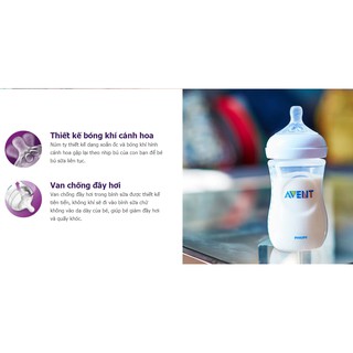 [FREESHIP] Bình Sữa 𝗣𝗵𝗶𝗹𝗶𝗽𝘀 𝗔𝘃𝗲𝗻𝘁 𝗡𝗮𝘁𝘂𝗿𝗮𝗹 125/260ML Chính Hãng