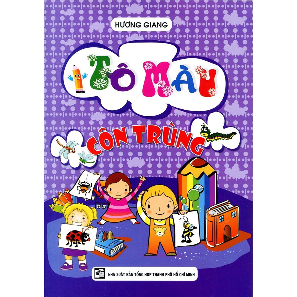 Sách - Tô màu côn trùng