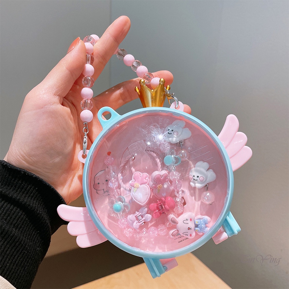 GETNOIVAS Hộp Đựng Trang Sức Dễ Thương Nhiều Màu Sắc Cho Bé Gái