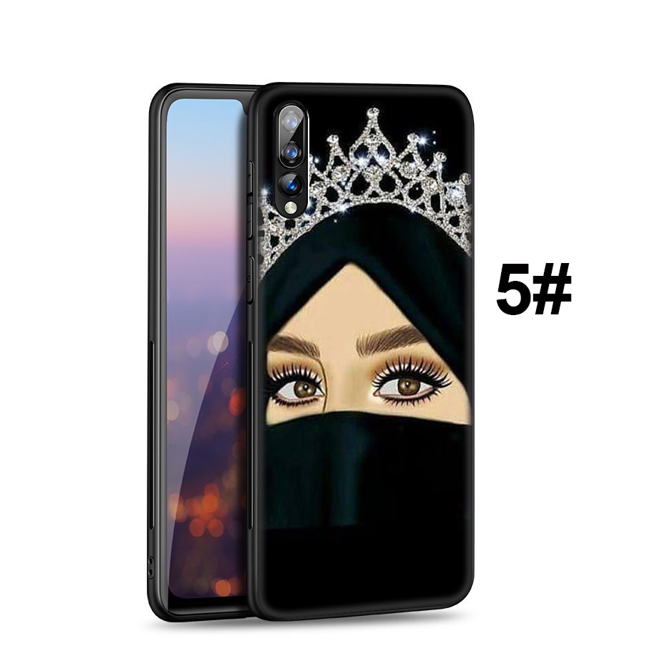 Ốp điện thoại silicon mềm NS141 họa tiết gương mặt phụ nữ phương Đông cho Huawei Y6P Y6 Y7 Y9 Prime 2019 2018 2017