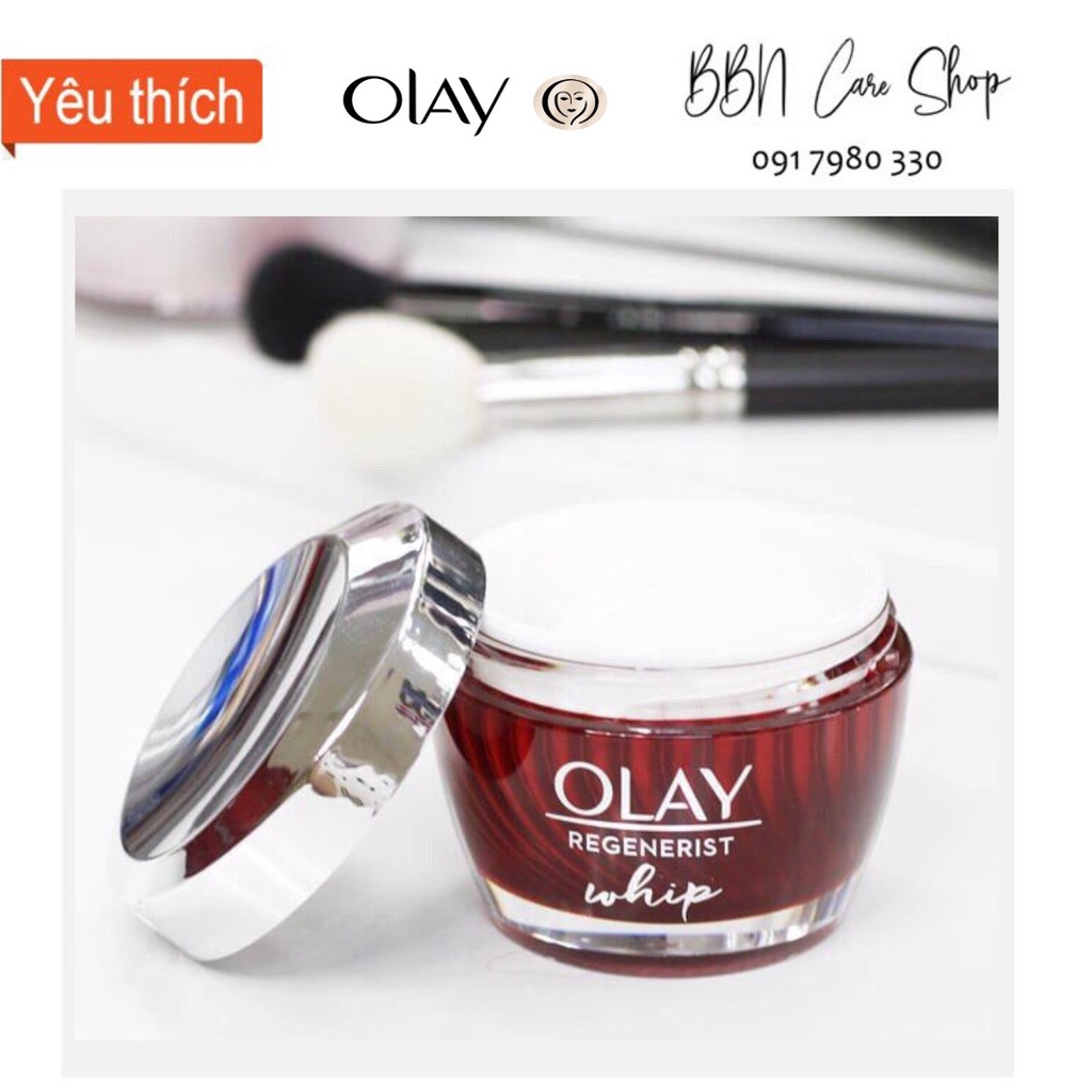 Kem chống lão hóa OLAY Regenerist WHIP 48gr [USA] #FREESHIP# Kem dưỡng ẩm da, kem mờ vết thâm nám hiệu qua | BigBuy360 - bigbuy360.vn