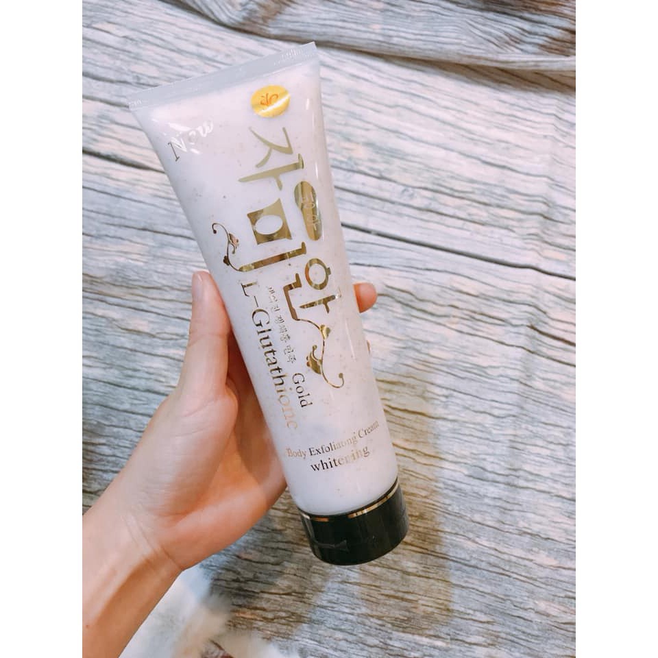 Ɡel Tẩy tế bào chết có hạt L-GLUTATHIONE HÀN QUỐC tuýp 300gr