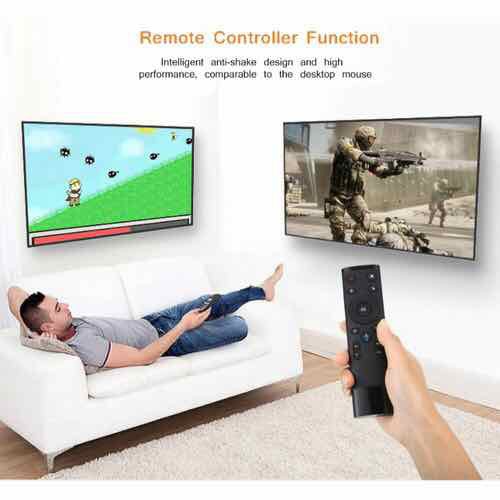 Khiển bluetooth chuột bay hỗ trợ giọng nói Q5A - dùng cho đầu box và smart TV