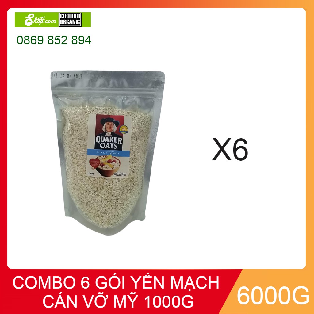 Combo 6 kg yến mạch Mỹ