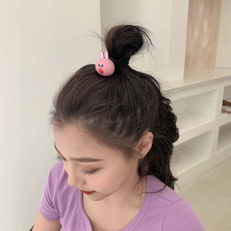 Dây Buộc Tóc Mặt Hoạt Hình Size To - Clovershop68