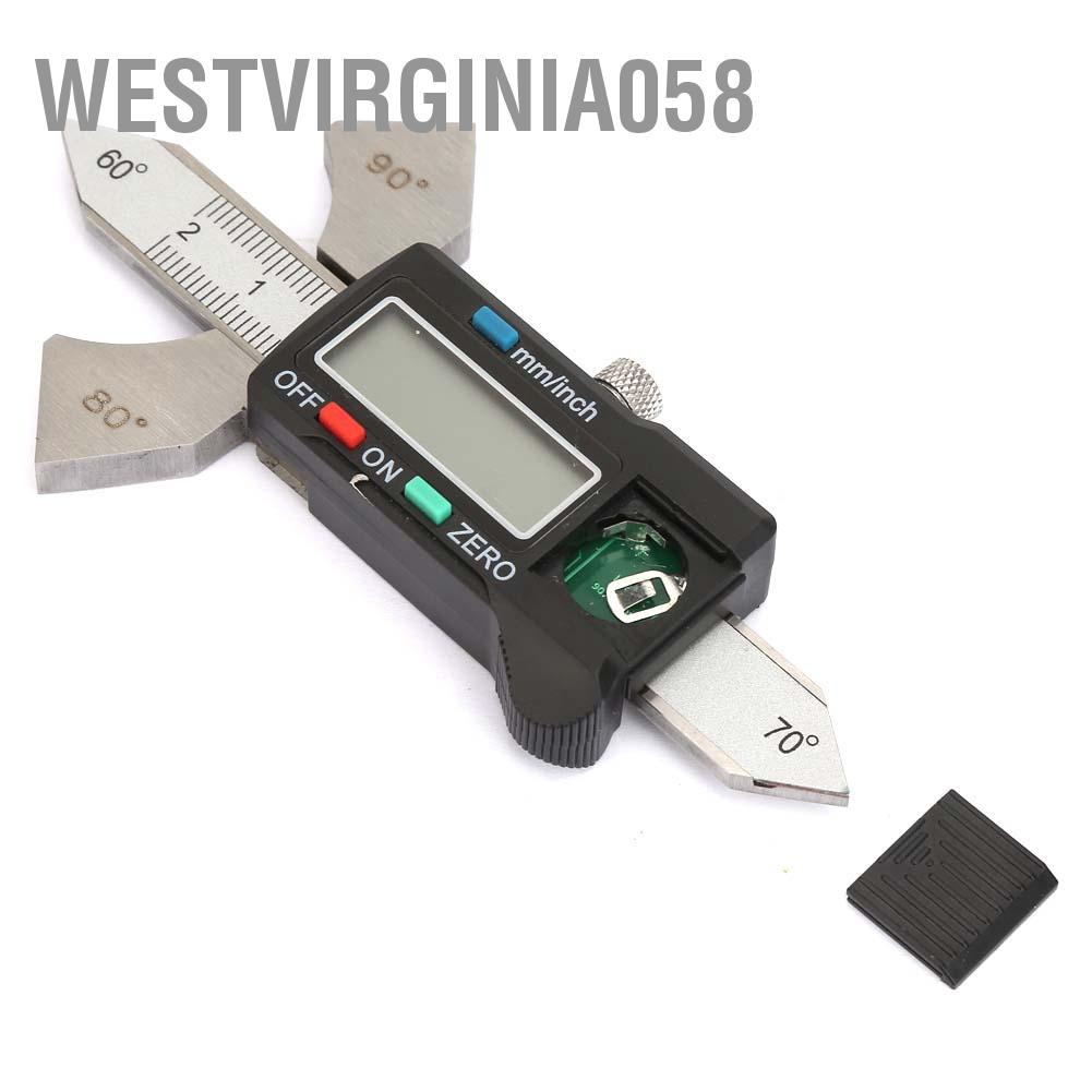 Westvirginia058 Westvirginia058 Máy đo hàn kỹ thuật số 20mm kiểm tra liệu Inch đường