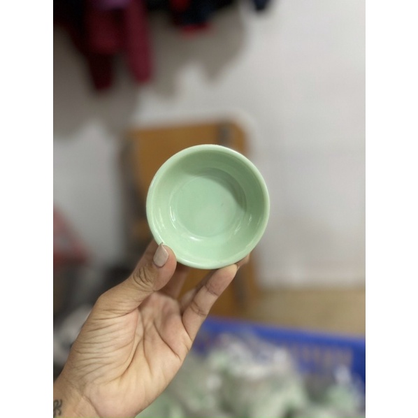 DĨA CHẤM PHÍP MÀU XANH NGỌC