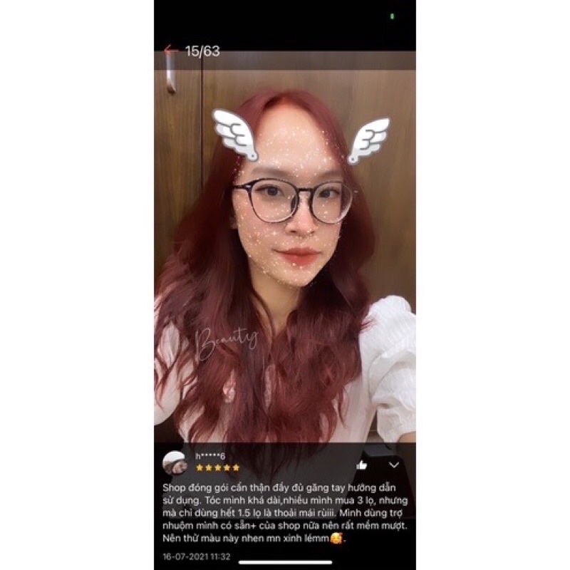 Thuốc Nhuộm Tóc NÂU HỒNG TRÀ SỮA - NÂU HỒNG ĐÀO Màu Nhuộm Tại Nhà Cực Đơn Giản