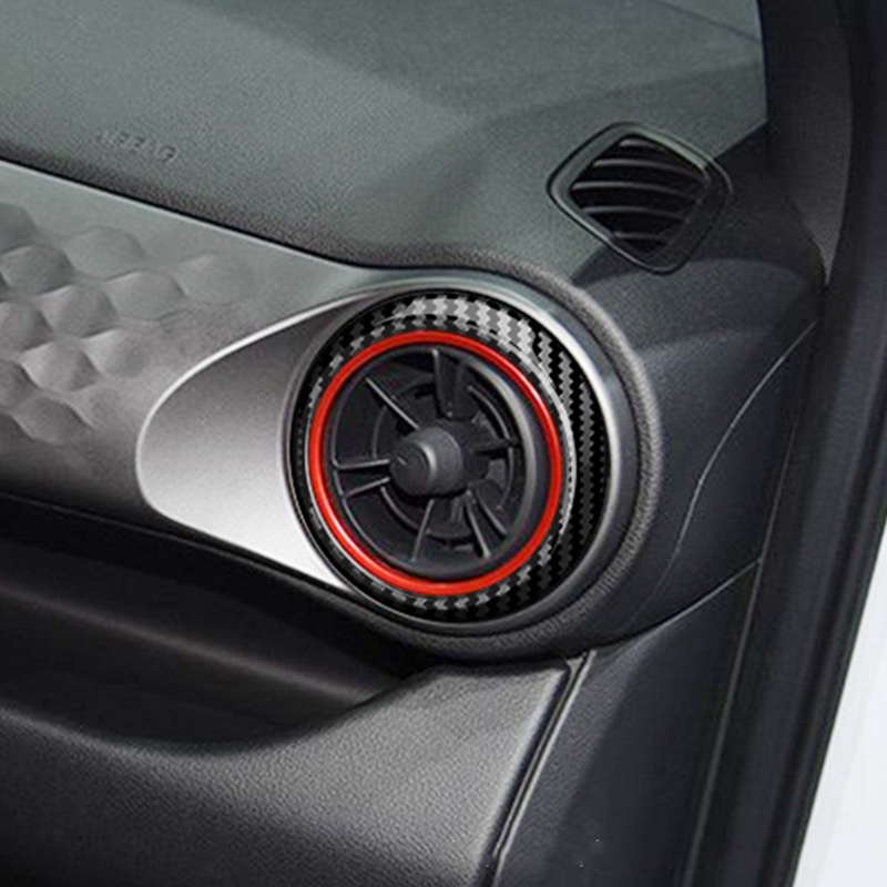 Khung Viền Lỗ Thông Gió A / C Bằng Sợi Carbon Cho Hyundai I10 2021 2022