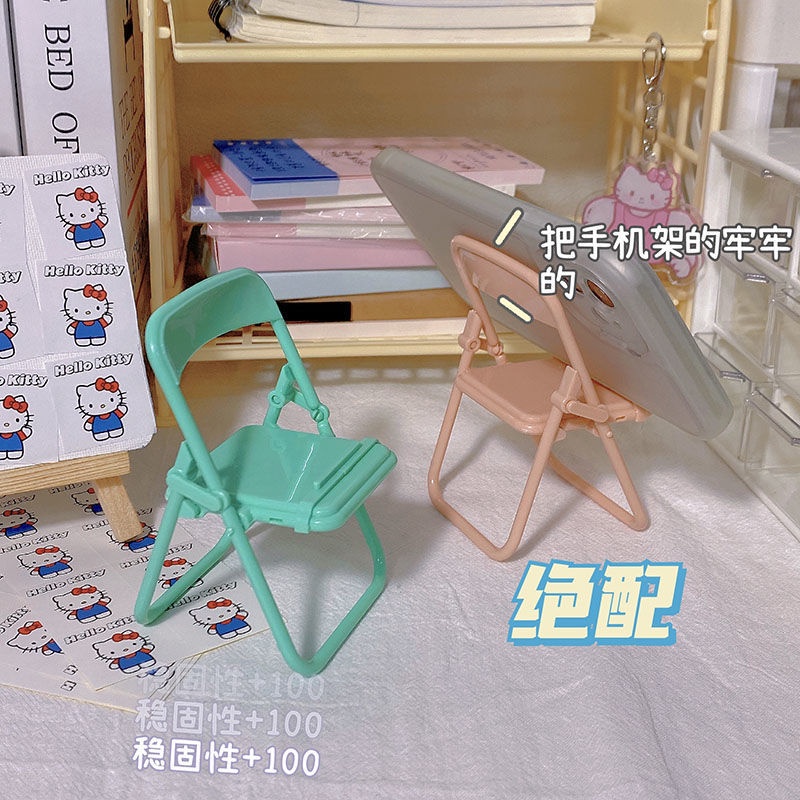 Giá Đỡ Điện Thoại Mini Để Bàn Màu Macaron Chống Trượt Tiện Dụng