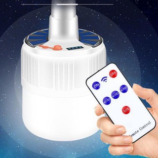 Đèn Led Tích Điện Năng Lượng Mặt Trời Có Điều Khiển Từ Xa 5 Chế Độ Sáng ( Bóng Tròn) 100w 42 led
