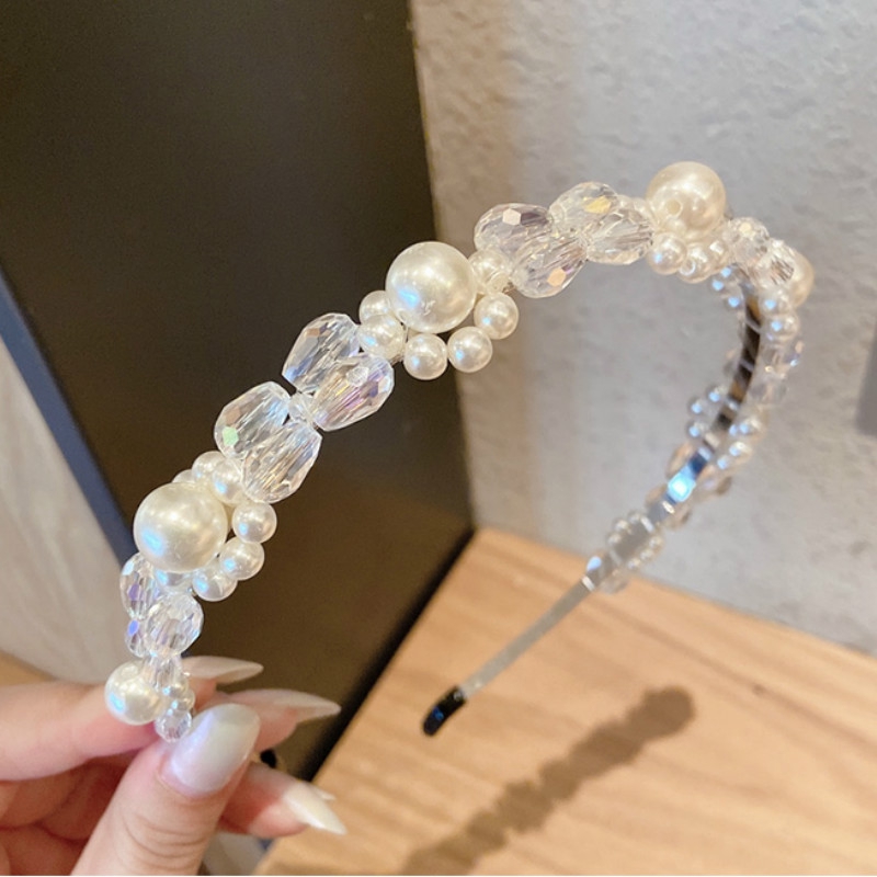 Cài tóc thời trang đính ngọc trai nhân tạo phong cách Hàn Quốc đáng yêu