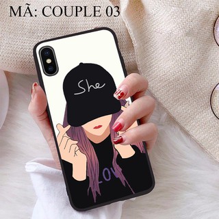 Ốp lưng iPhone X viền dẻo TPU BST Ốp cặp