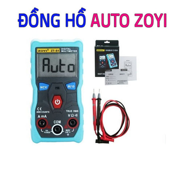 Đồng Hồ Điện Tử Đo Auto ZOYI S1